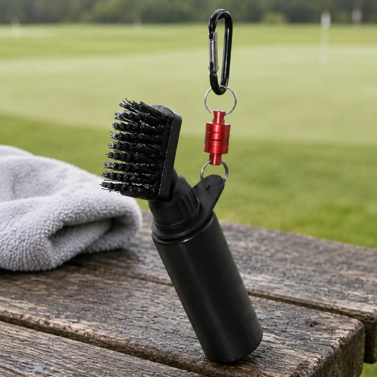 Golf Equipment Sales - プレススプレー クラブブラシ ツーブリストル ブリストルヘッド ウォーターボトル ゴルフブラシ