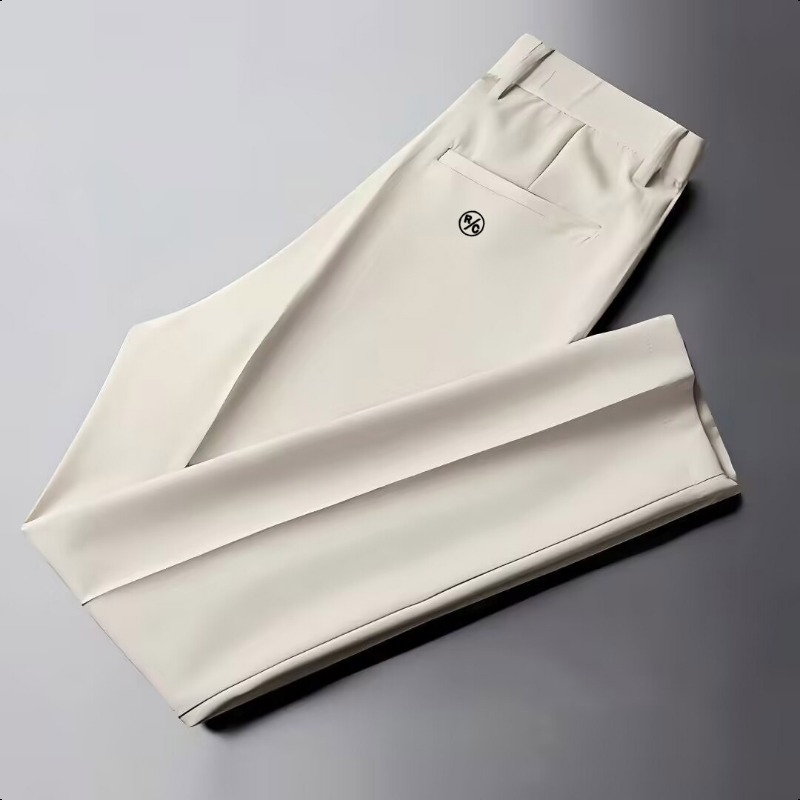 Golf Equipment Sales - 高品質ゴルフパンツメンズゴルフウェア2025秋新作スーツパンツ高級ビジネスカジュアルストレートパンツメンズゴルフウェア