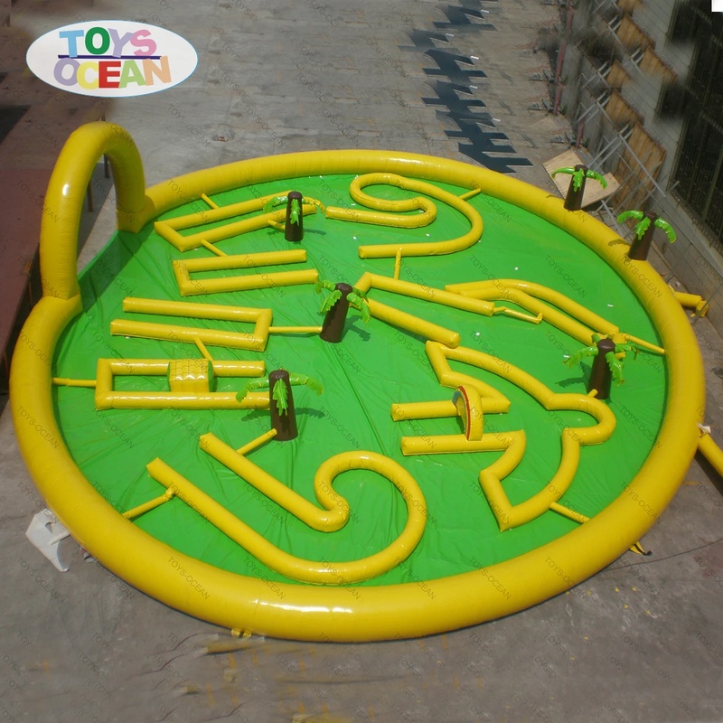 新しいデザインのミニゴルフコースインフレータブル遊具、PVC - Golf Equipment Sales のレビューと価格