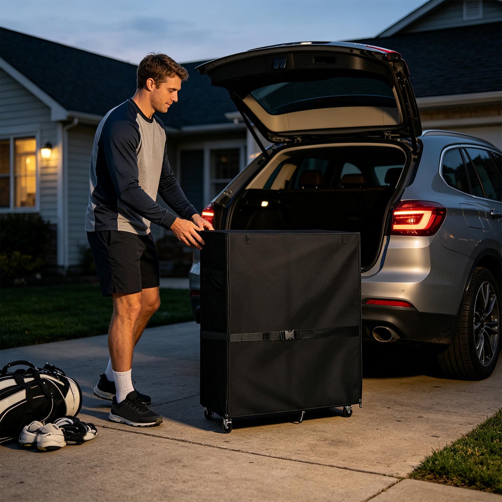 ゴルフバッグ収納用ガレージオーガナイザー、防水・防塵・紫外線 - Golf Equipment Garage Organizer のレビューと価格