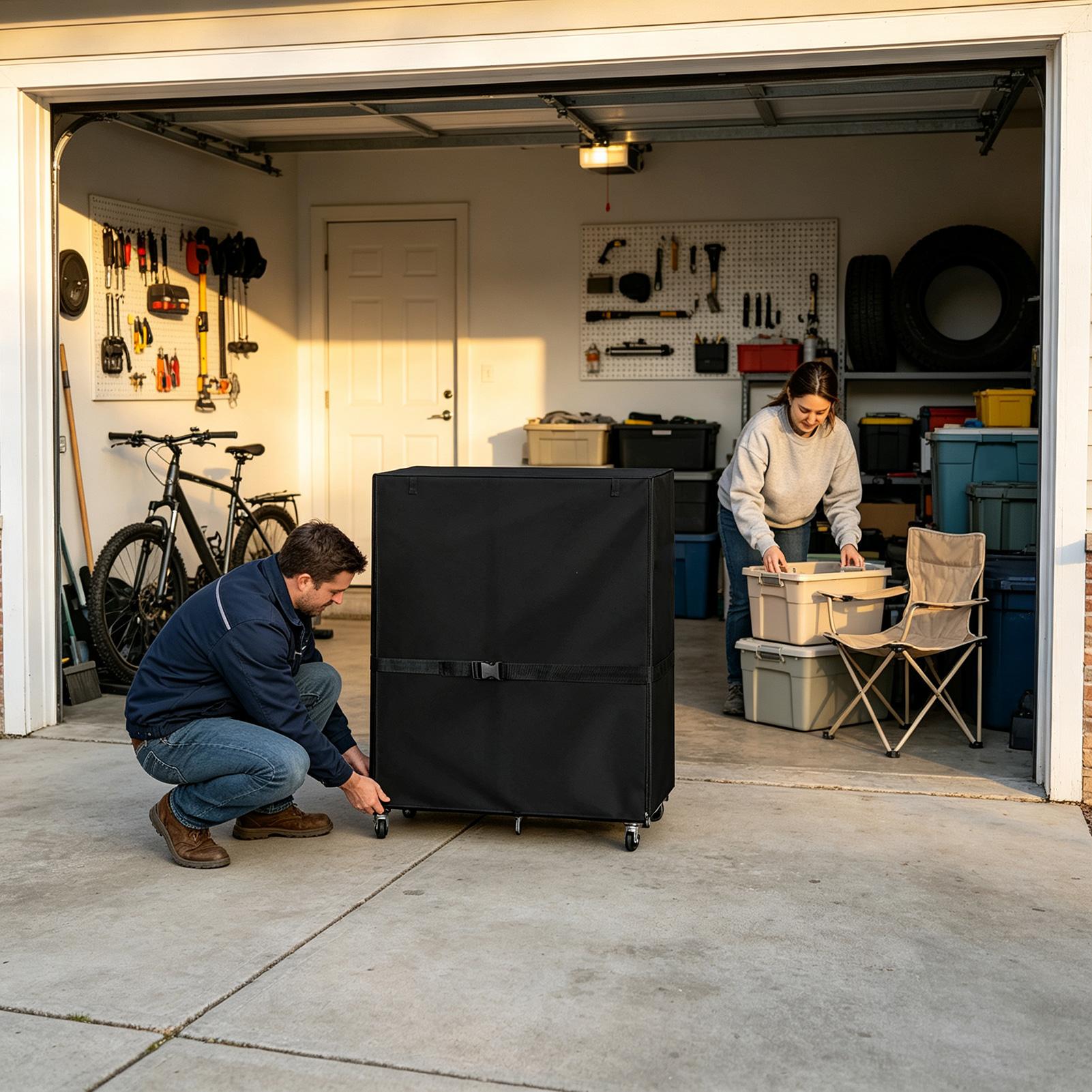 スポーツ用品収納用ガレージオーガナイザー、オックスフォード生 - Golf Equipment Garage Organizer のレビューと価格