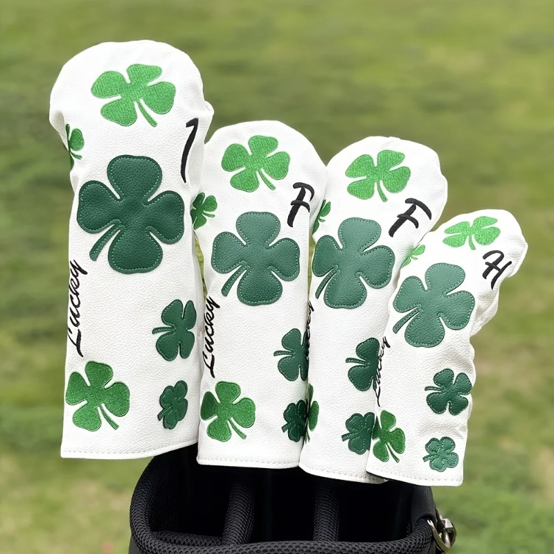 スタイリッシュなクローバーゴルフクラブヘッドカバー - 耐久 - Golf Equipment Rack のレビューと価格