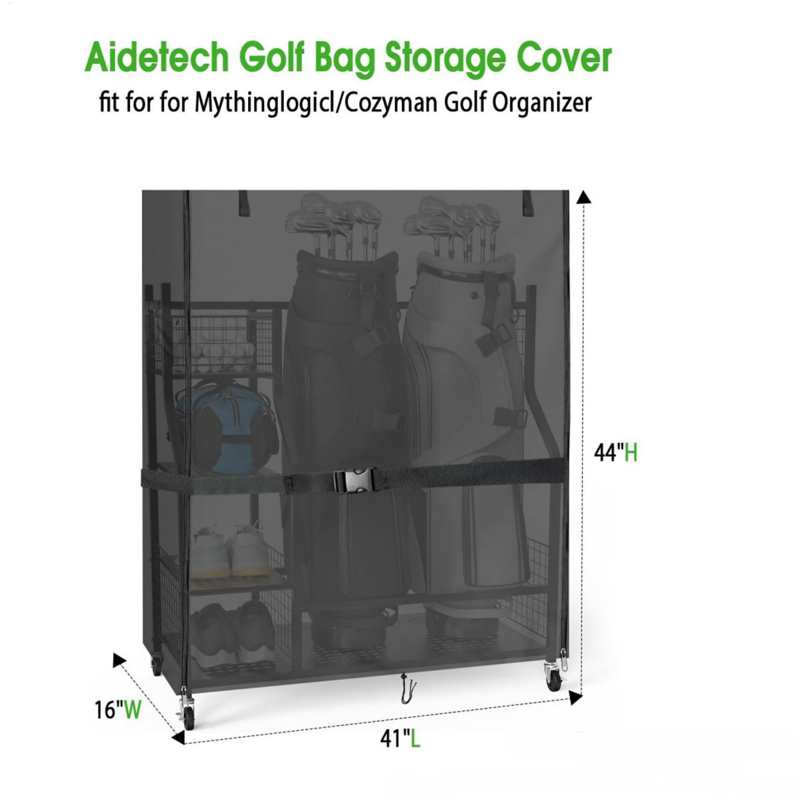 ゴルフバッグスタンドカバーオックスフォード防塵防水ガレージオ - Golf Equipment Garage Organizer のレビューと価格