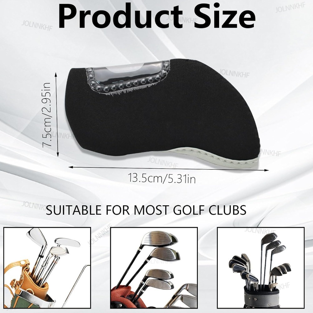 クリアで目に見えるヘッドカバー 10 個入りゴルフカバー ゴ - Golf Equipment Rack のレビューと価格