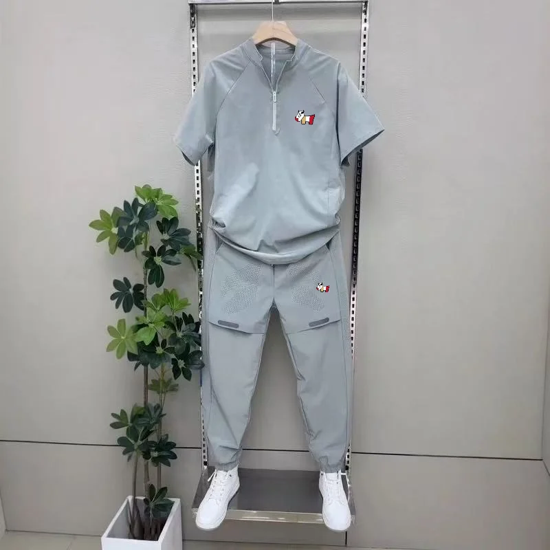 メンズゴルフウェア ゴルフTシャツと速乾パンツ2点セット 夏 - Golf Equipment Sales のレビューと価格