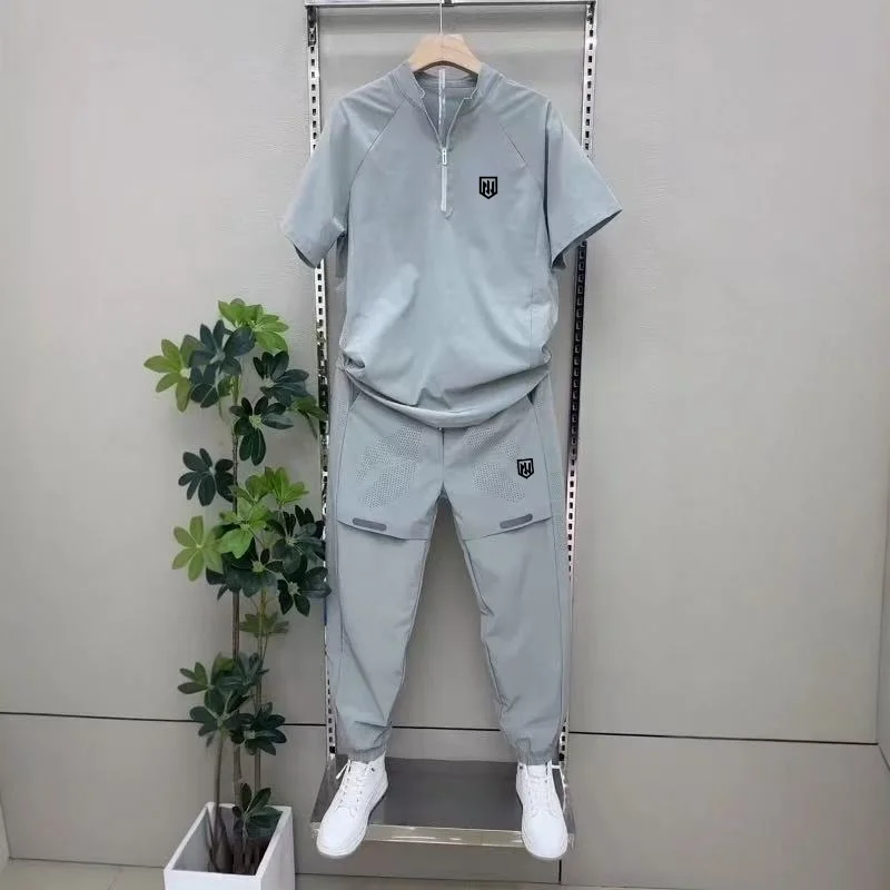 メンズゴルフウェア ゴルフTシャツと速乾パンツ2点セット 夏 - Golf Equipment Sales のレビューと価格