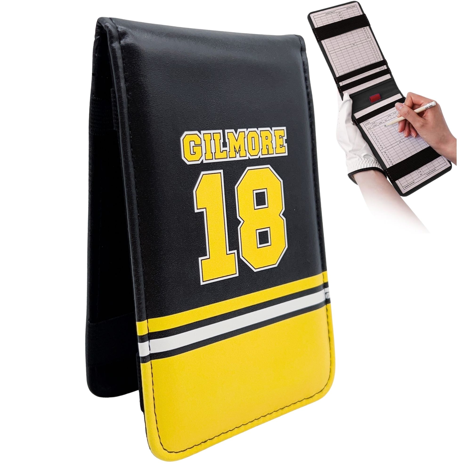 ゴルフスコアカード・ヤーデージブックホルダーカバー ハッピー - Golf Scorecard Holder のレビューと価格