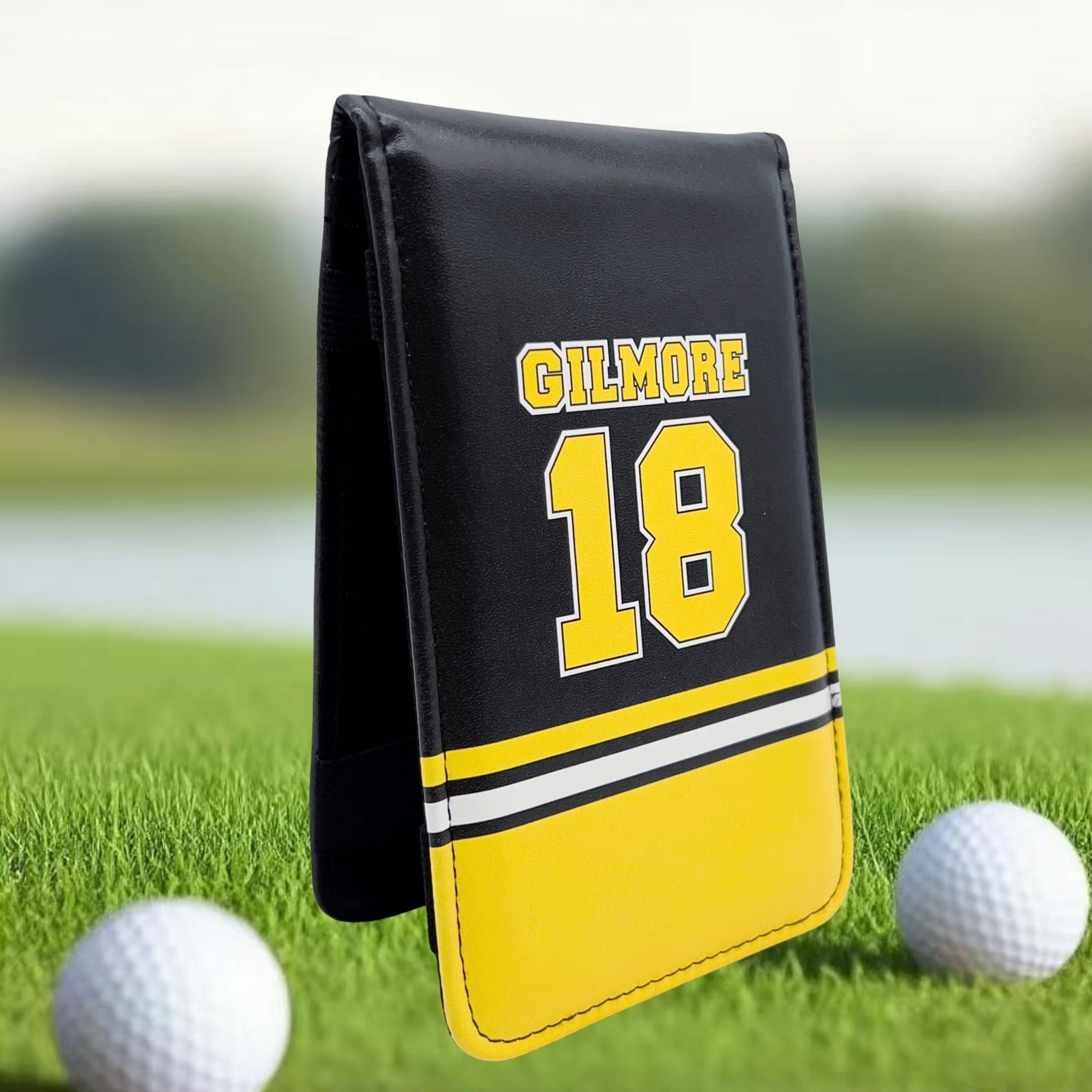 ゴルフスコアカード・ヤーデージブックホルダーカバー ハッピー - Golf Scorecard Holder のレビューと価格