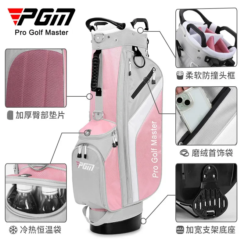 pgm ゴルフバッグ男性女性 7 穴軽量ショルダースタンドバ - Golf Scorecard Holder のレビューと価格