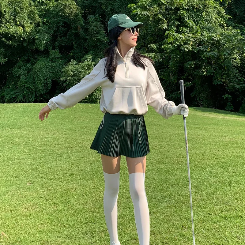女性用ハイウエストプリーツゴルフスカート,女性用ゴルフウェア - Golf Equipment Brands のレビューと価格