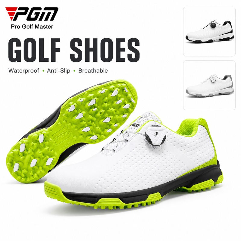 PGM メンズ ゴルフシューズ 防水 スパイク付き 滑り止め - Golf Equipment Brands のレビューと価格