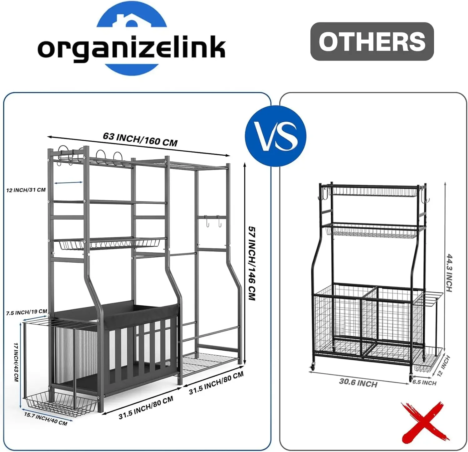 頑丈なガレージスポーツ用品オーガナイザー、オールインワンゴル - Golf Equipment Garage Organizer のレビューと価格